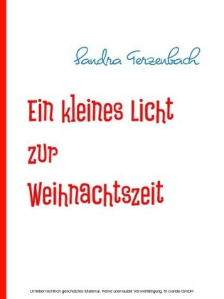 Ein kleines Licht zur Weihnachtszeit