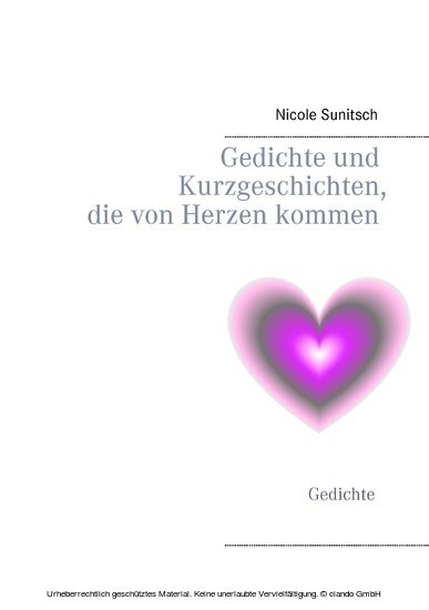 Gedichte und Kurzgeschichten, die von Herzen kommen main product photo