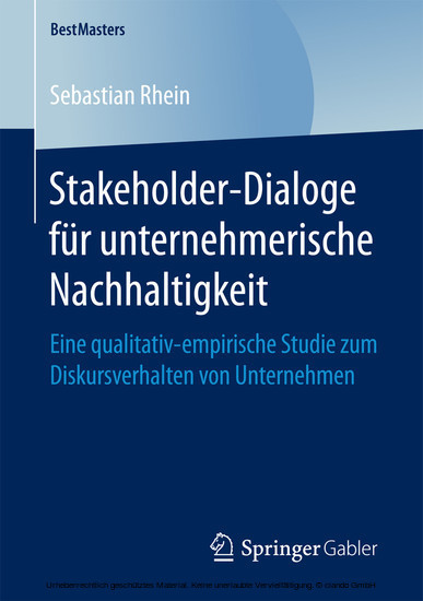 Stakeholder-Dialoge für unternehmerische Nachhaltigkeit main product photo