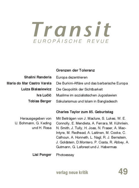 Transit 49. Europäische Revue main product photo