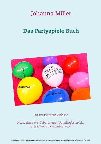 Das Partyspiele Buch main product photo