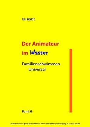 Der Animateur im Wasser
