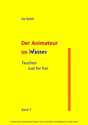 Der Animateur im Wasser