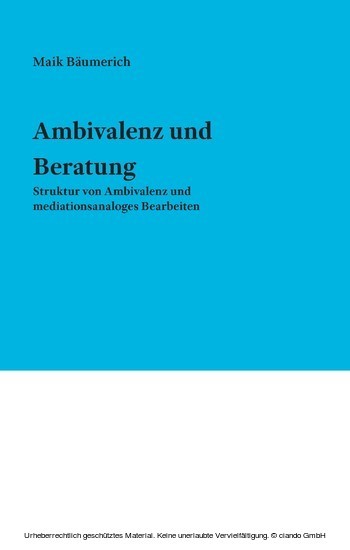 Ambivalenz und Beratung main product photo