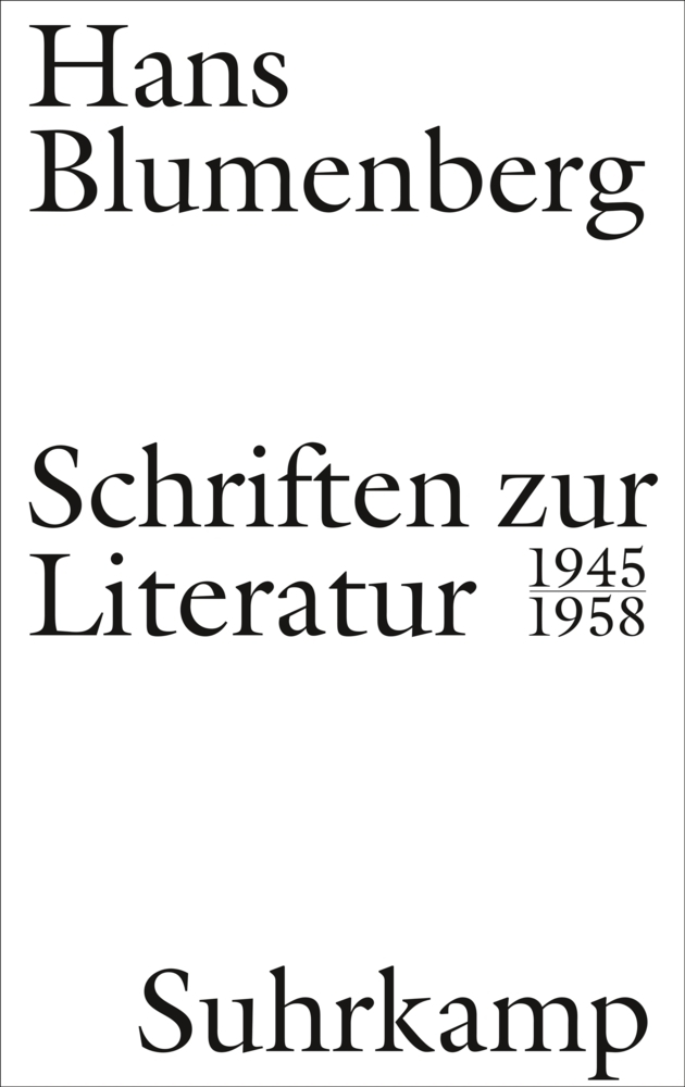 Schriften zur Literatur 1945-1958 main product photo