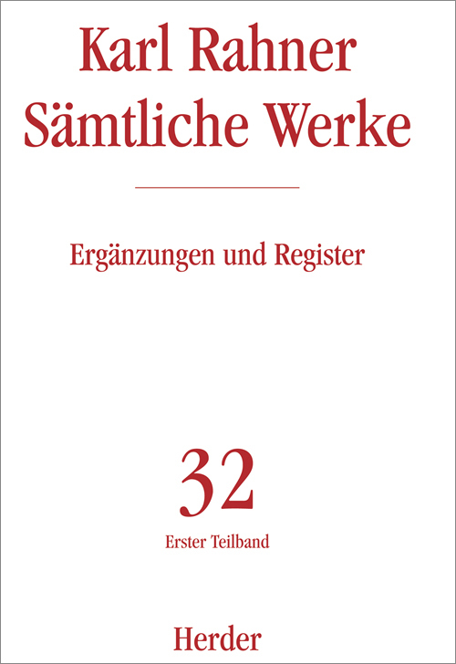 Karl Rahner Sämtliche Werke. Tl.1 main product photo