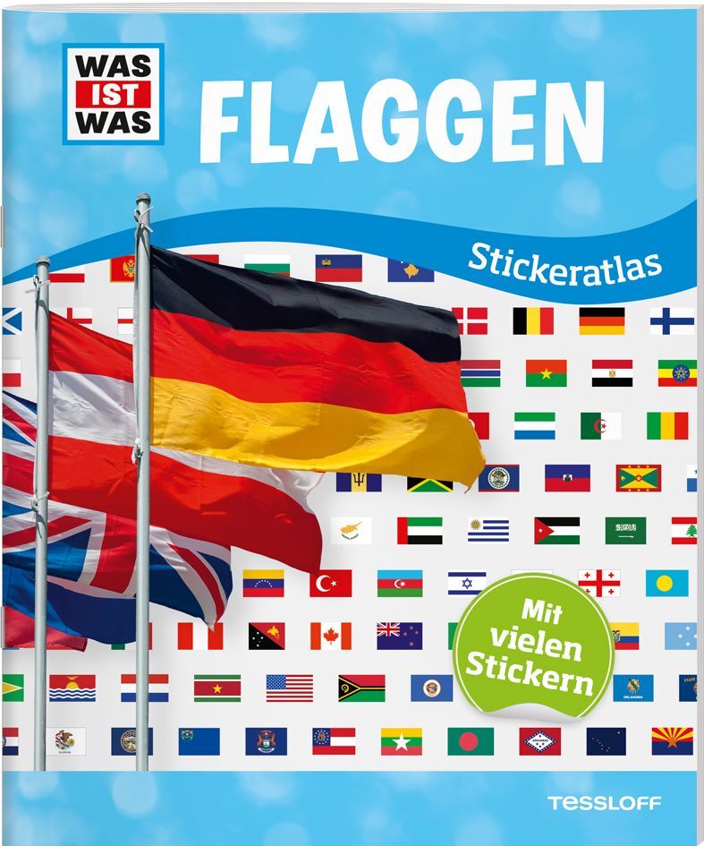 WAS IST WAS Sticker-Atlas Flaggen main product photo