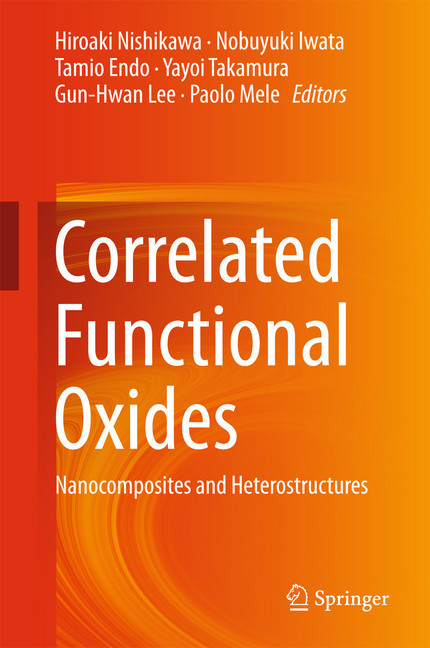 Correlated Functional Oxides main product photo