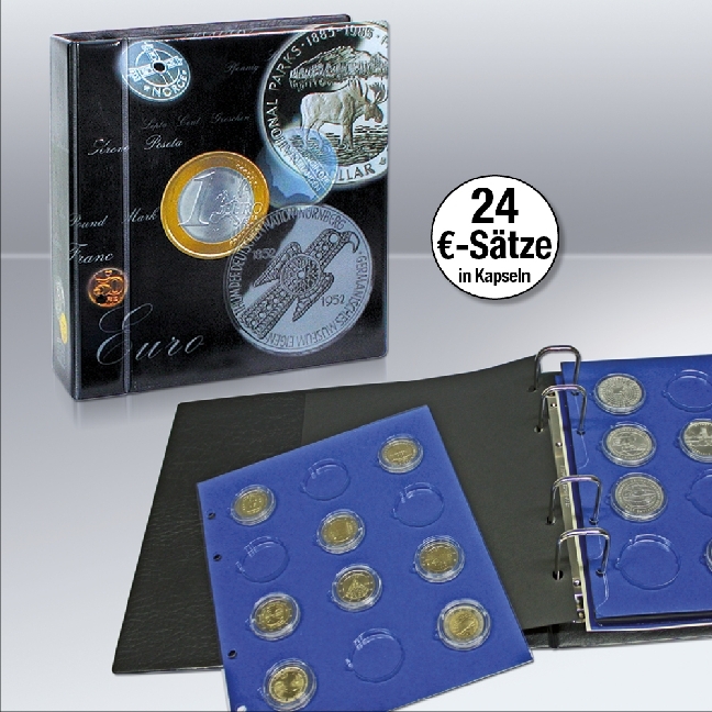 Euromünzen-Sammelalbum Topset, für alle Euromünzensätze 1 Cent bis 2 Euro main product photo