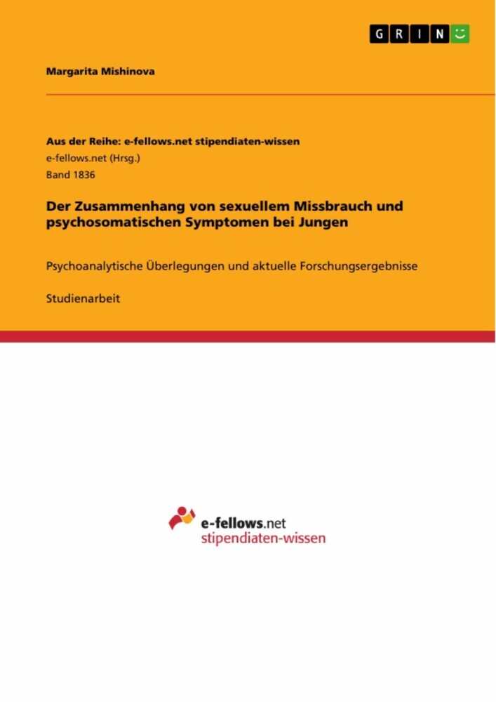Der Zusammenhang von sexuellem Missbrauch und psychosomatischen Symptomen bei Jungen main product photo