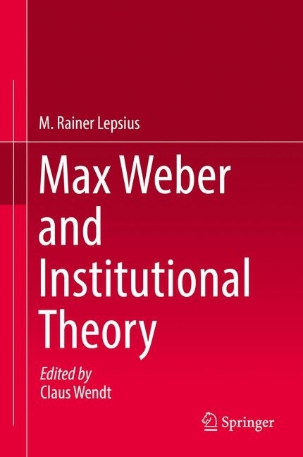 Max Weber and Institutional Theory main product photo