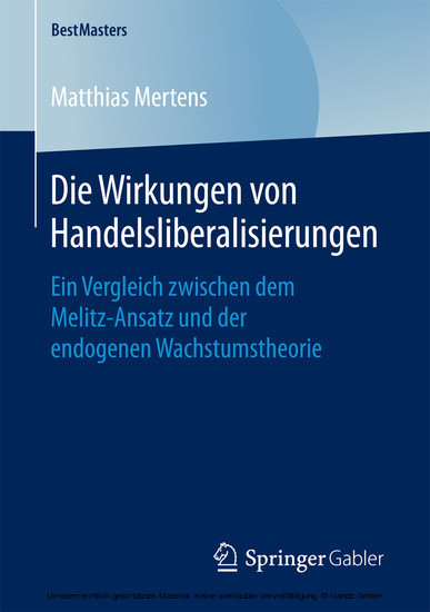 Die Wirkungen von Handelsliberalisierungen main product photo