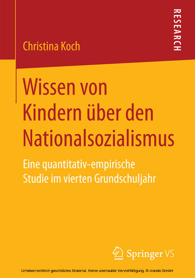 Wissen von Kindern über den Nationalsozialismus main product photo