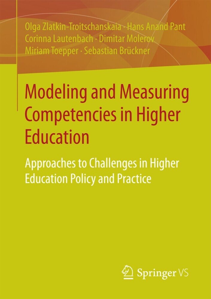 Modeling and Measuring Competencies in Higher Education main product photo