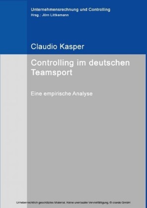 Controlling im deutschen Teamsport