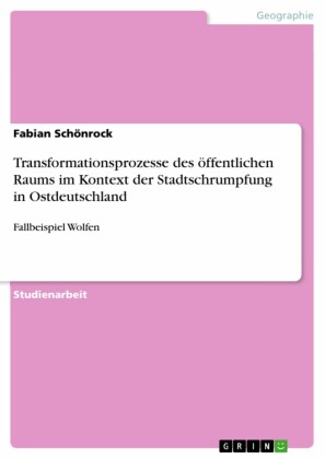 Transformationsprozesse des öffentlichen Raums im Kontext der Stadtschrumpfung in Ostdeutschland