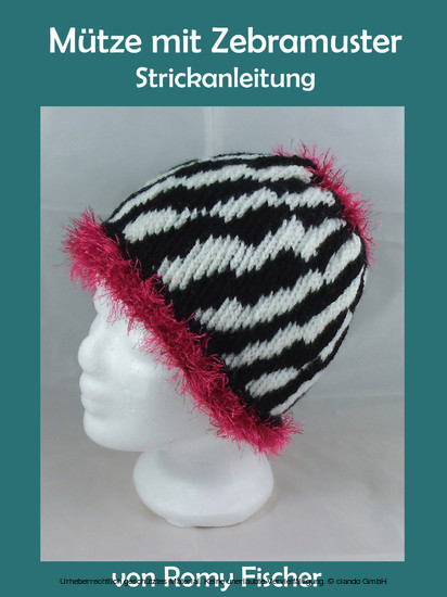 Mütze mit Zebramuster main product photo