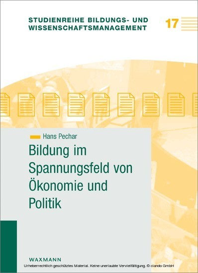 Bildung im Spannungsfeld von Ökonomie und Politik main product photo