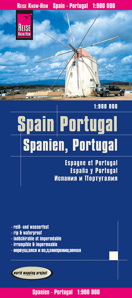 Reise Know-How Landkarte Spanien, Portugal / Spain, Portugal (1:900.000) main product photo