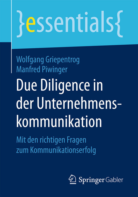 Due Diligence in der Unternehmenskommunikation main product photo