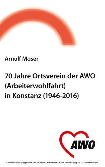 70 Jahre Ortsverein der AWO (Arbeiterwohlfahrt) in Konstanz main product photo