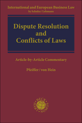 Dispute Resolution and Conflicts of Laws