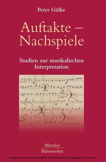 Auftakte - Nachspiele main product photo