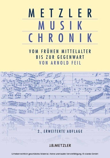 Metzler Musik Chronik main product photo