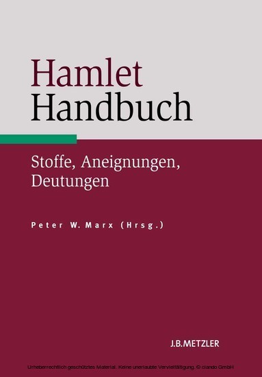 Hamlet-Handbuch main product photo