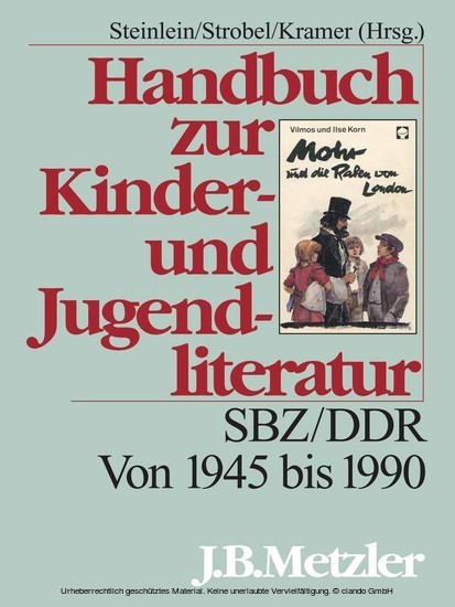Handbuch zur Kinder- und Jugendliteratur main product photo