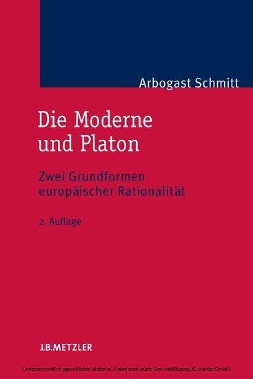Die Moderne und Platon main product photo