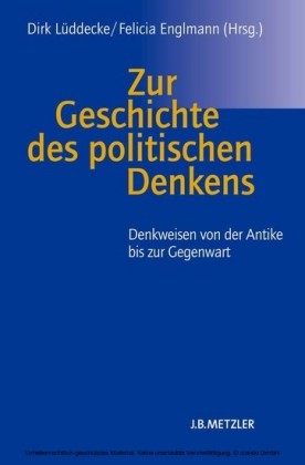 Zur Geschichte des politischen Denkens