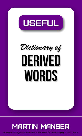 Useful Dictionary of Derived Words main product photo