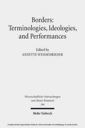 Borders: Terminologies, Ideologies, and Performances