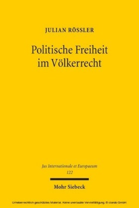 Politische Freiheit im Völkerrecht