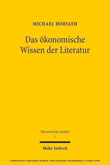 Das ökonomische Wissen der Literatur main product photo