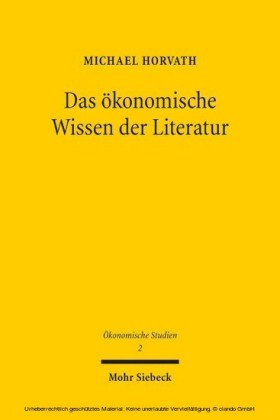 Das ökonomische Wissen der Literatur