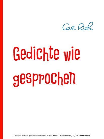 Gedichte wie gesprochen main product photo