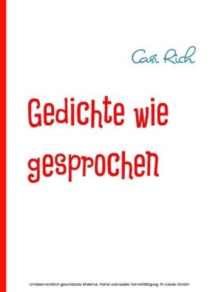 Gedichte wie gesprochen