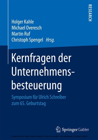 Kernfragen der Unternehmensbesteuerung main product photo