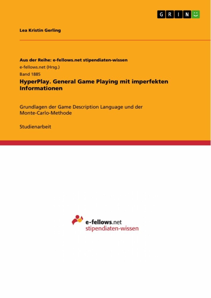 HyperPlay. General Game Playing mit imperfekten Informationen main product photo