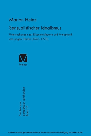 Sensualistischer Idealismus main product photo
