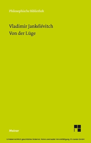 Von der Lüge main product photo