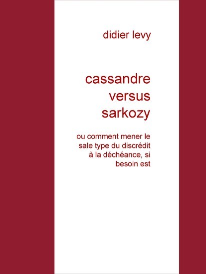 cassandre versus sarkozy main product photo