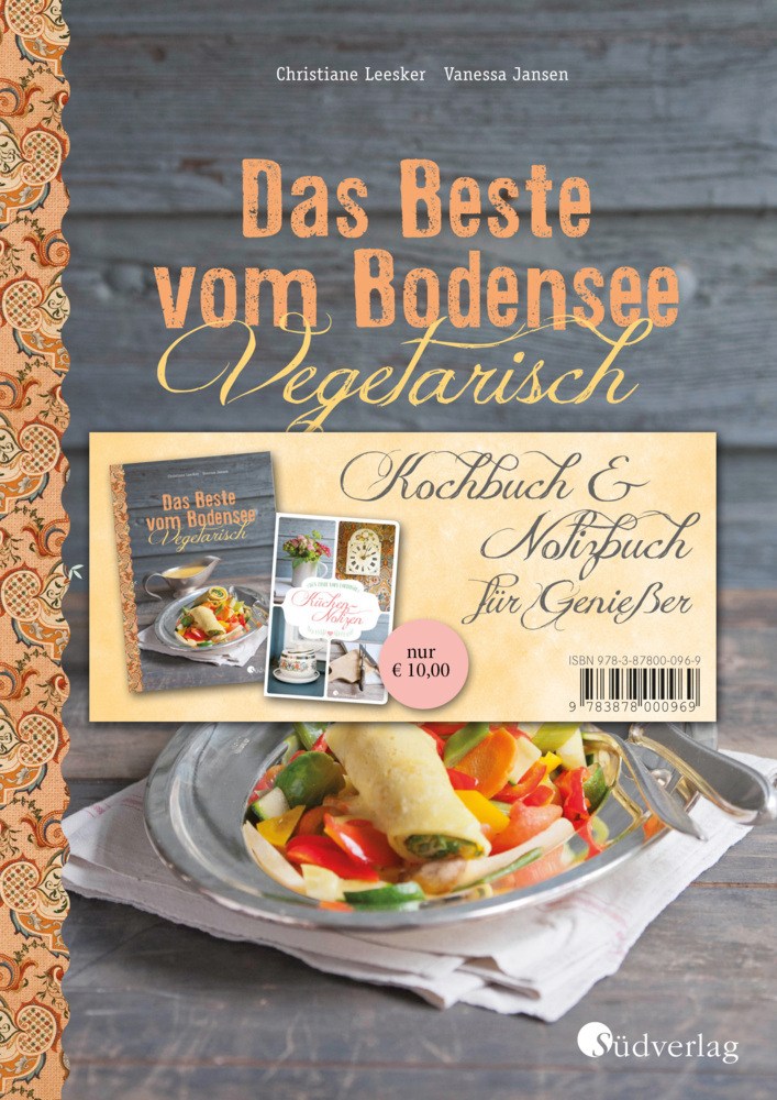 Das Beste vom Bodensee - Vegetarisch, Kochbuch & Notizbuch für Genießer main product photo