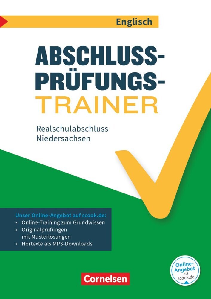 Abschlussprüfungstrainer Englisch - Niedersachsen - 10. Schuljahr main product photo
