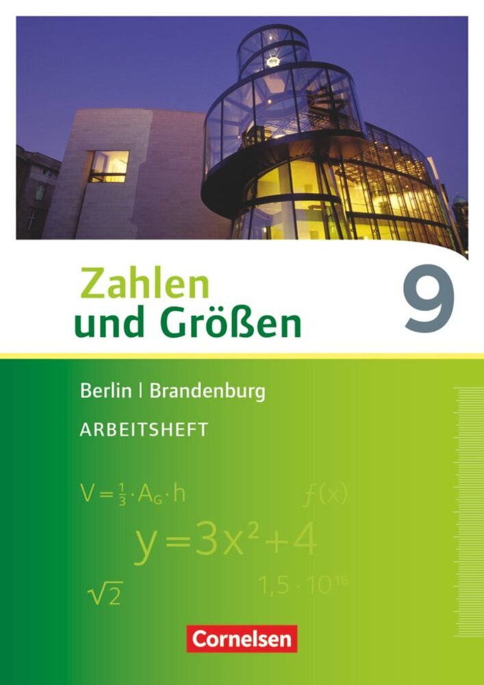 Zahlen und Größen - Berlin und Brandenburg - 9. Schuljahr main product photo