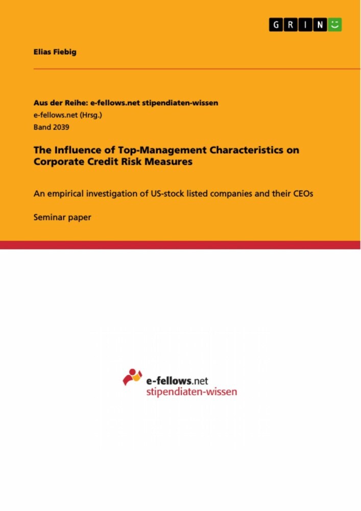 The Influence of Top-Management Characteristics on Corporate Credit Risk Measures main product photo