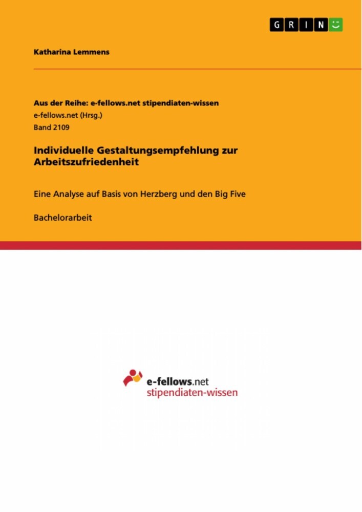Individuelle Gestaltungsempfehlung zur Arbeitszufriedenheit main product photo