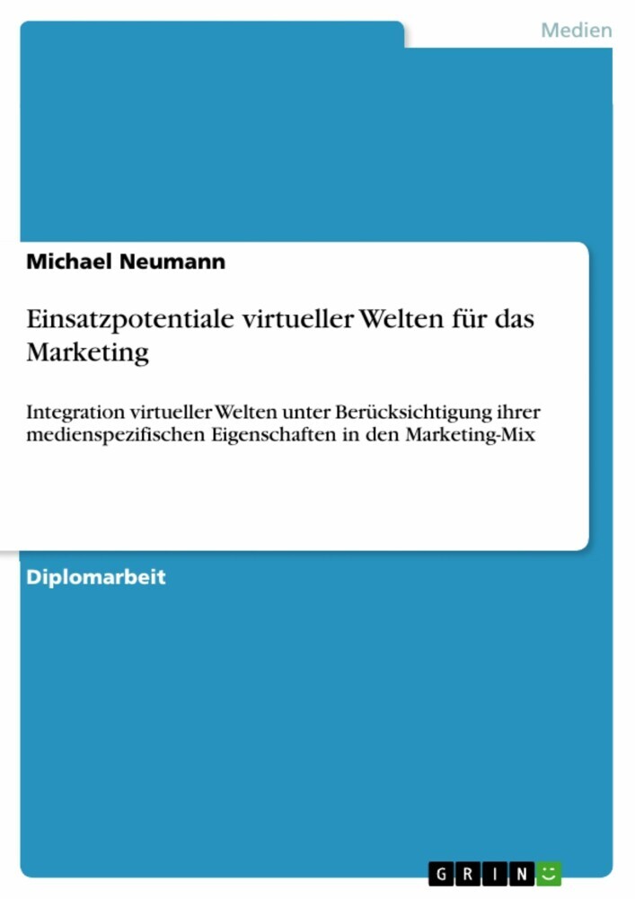 Einsatzpotentiale virtueller Welten für das Marketing main product photo